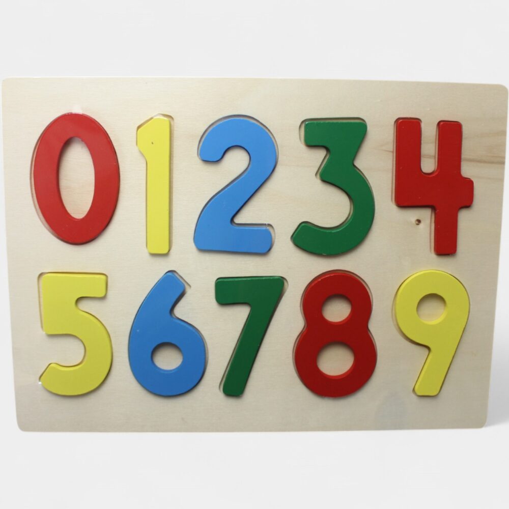 Puzzle de Madera de Números