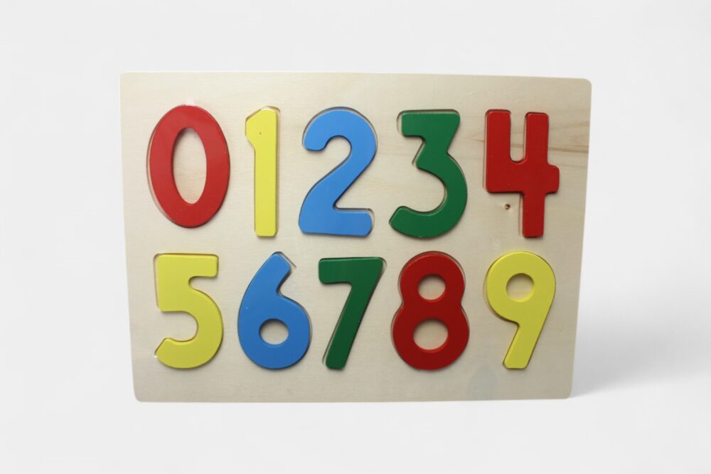 Puzzle de Madera de Números
