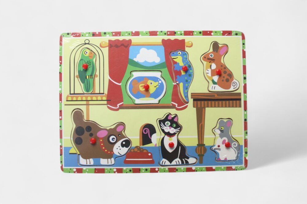 Puzzle de Botón de Mascotas