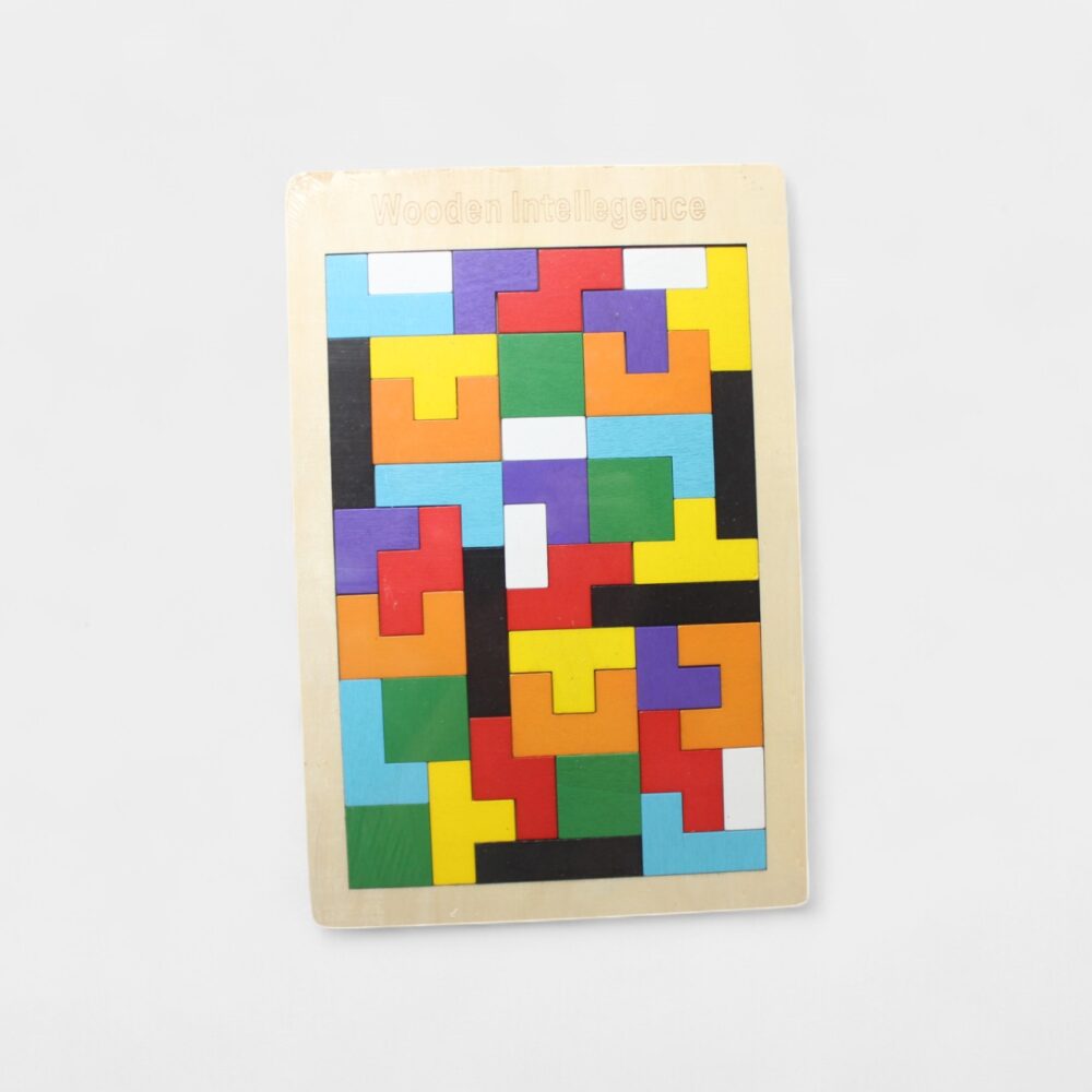 Puzzle de Tetris de Madera