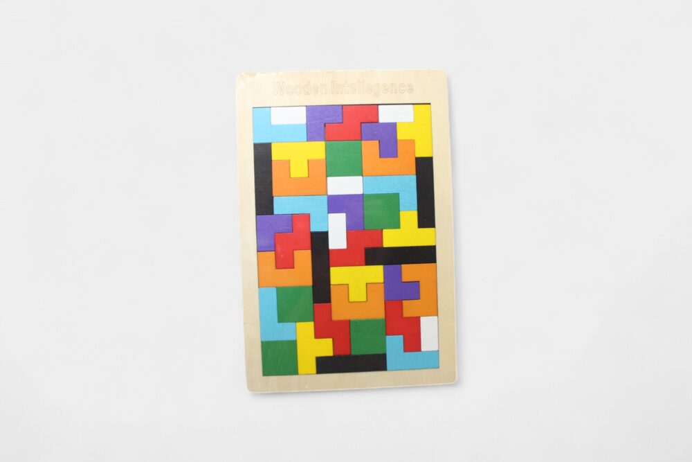 Puzzle de Tetris de Madera